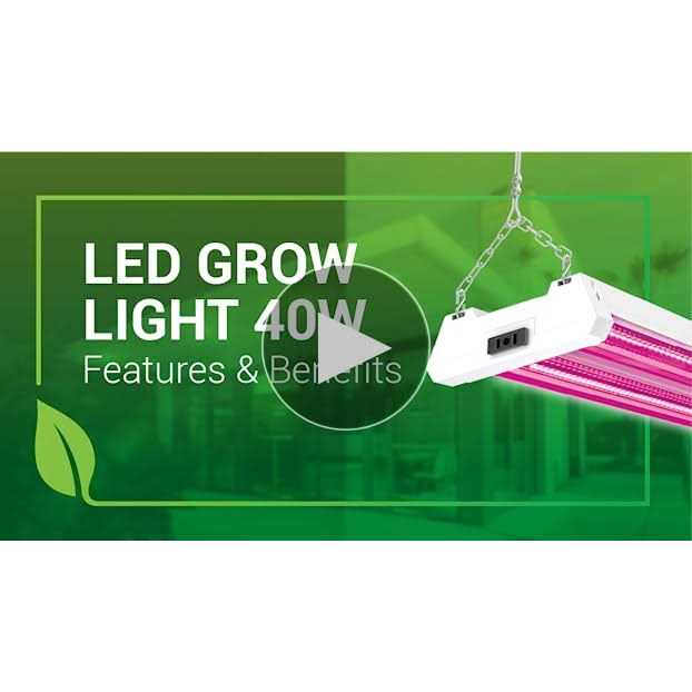 Sunco Lighting Sunco 4FT LED Grow Light for Indoor Plants 40W Full Spectrum