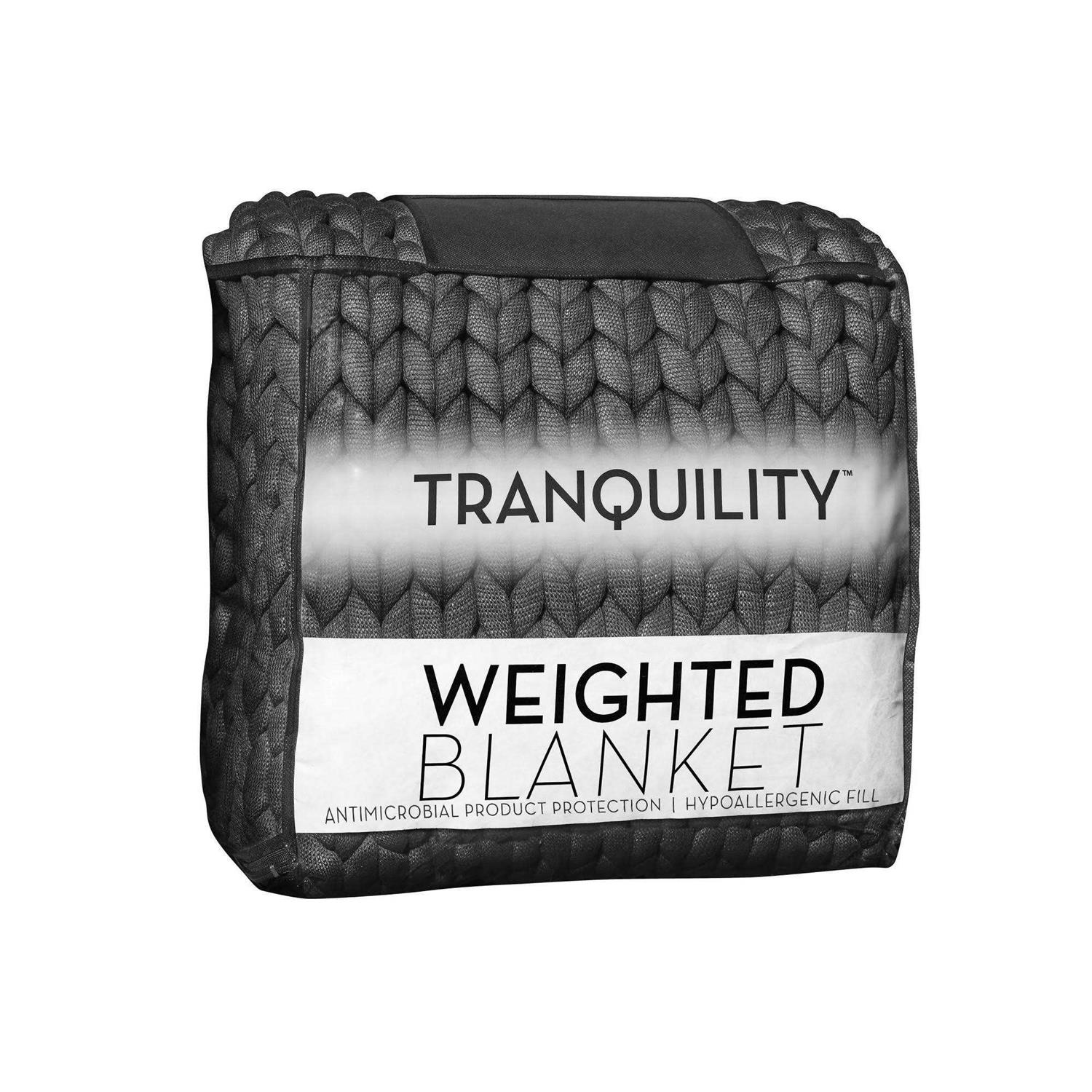 Tranquility 12-lbs. Chunky Knit Weighted Blanket