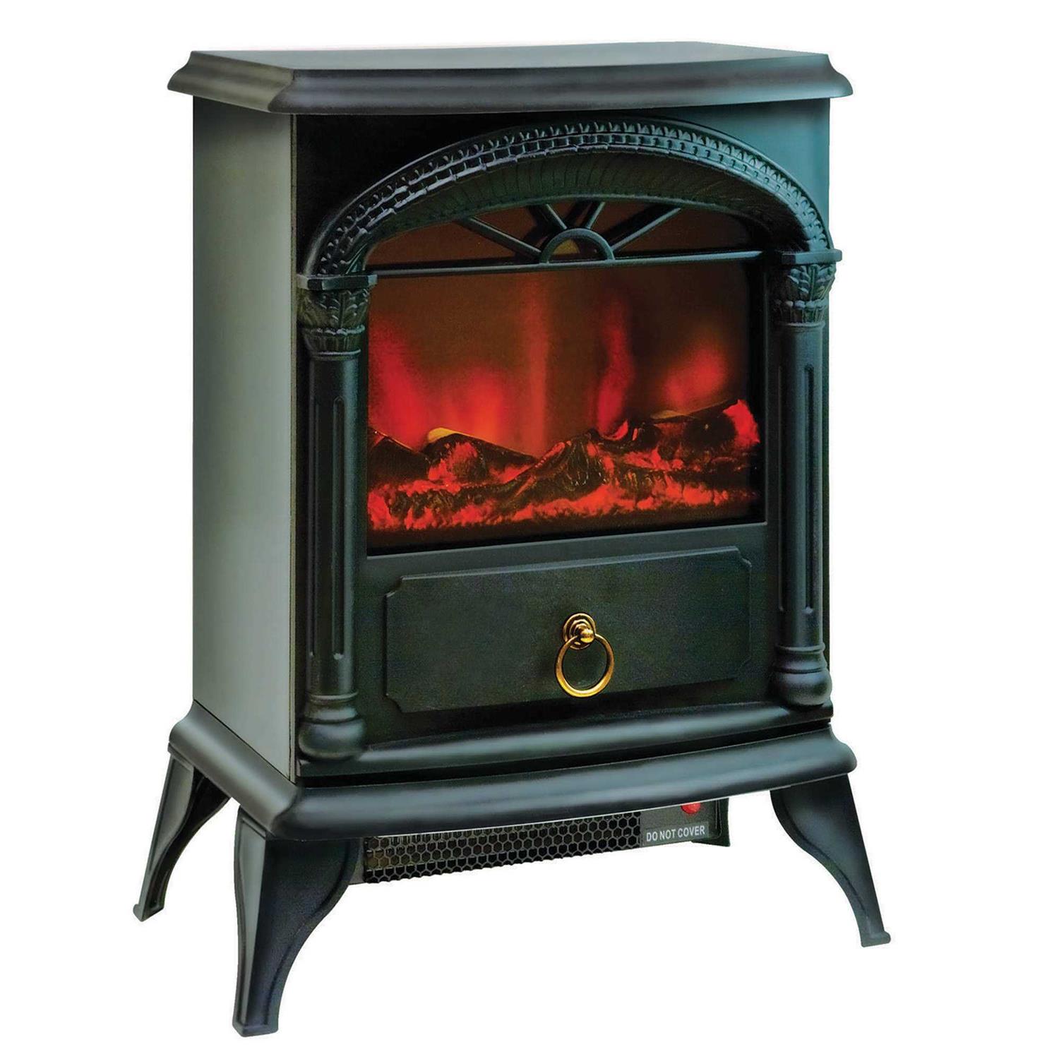 Comfort Zone Czfp4 Electric Fireplace Stove Heater