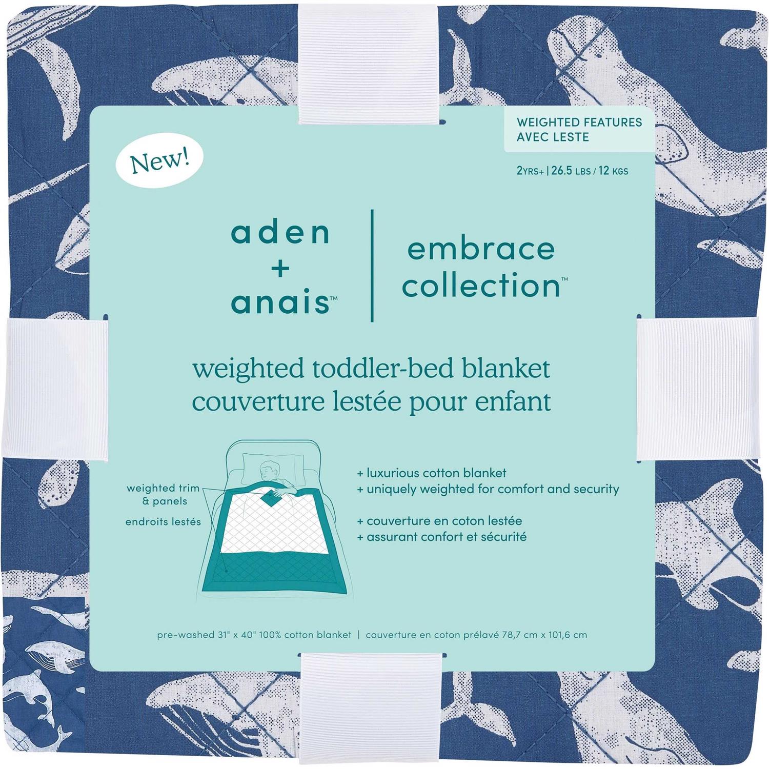 Aden + Anais Embrace Weighted Toddler Bed Blanket