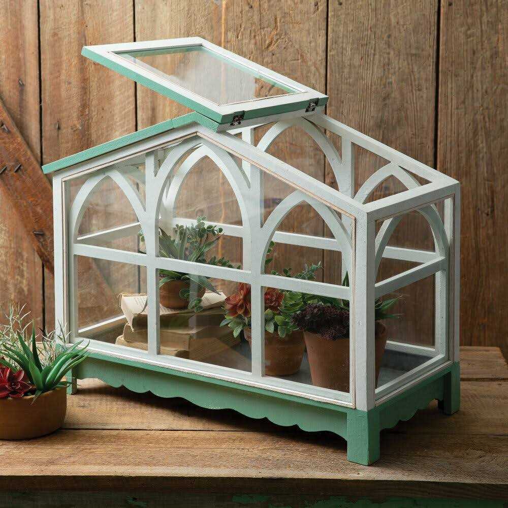 Colonial Tin Works Archway Glass Terrarium