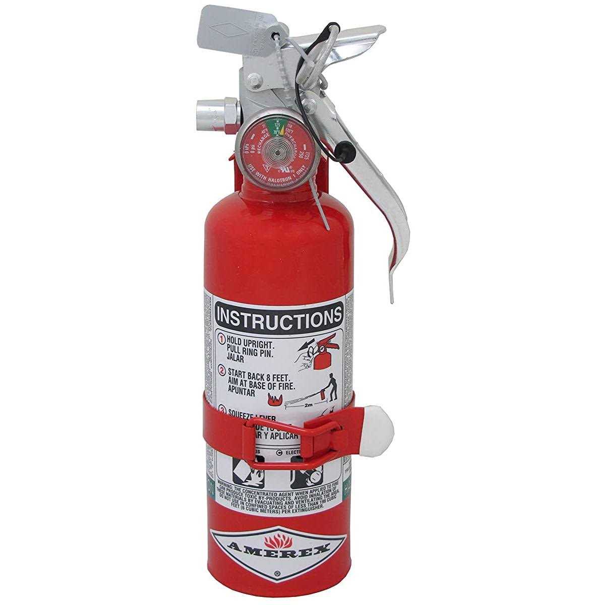 Amerex A384T Fire Extinguisher Halotron ABC 1B C