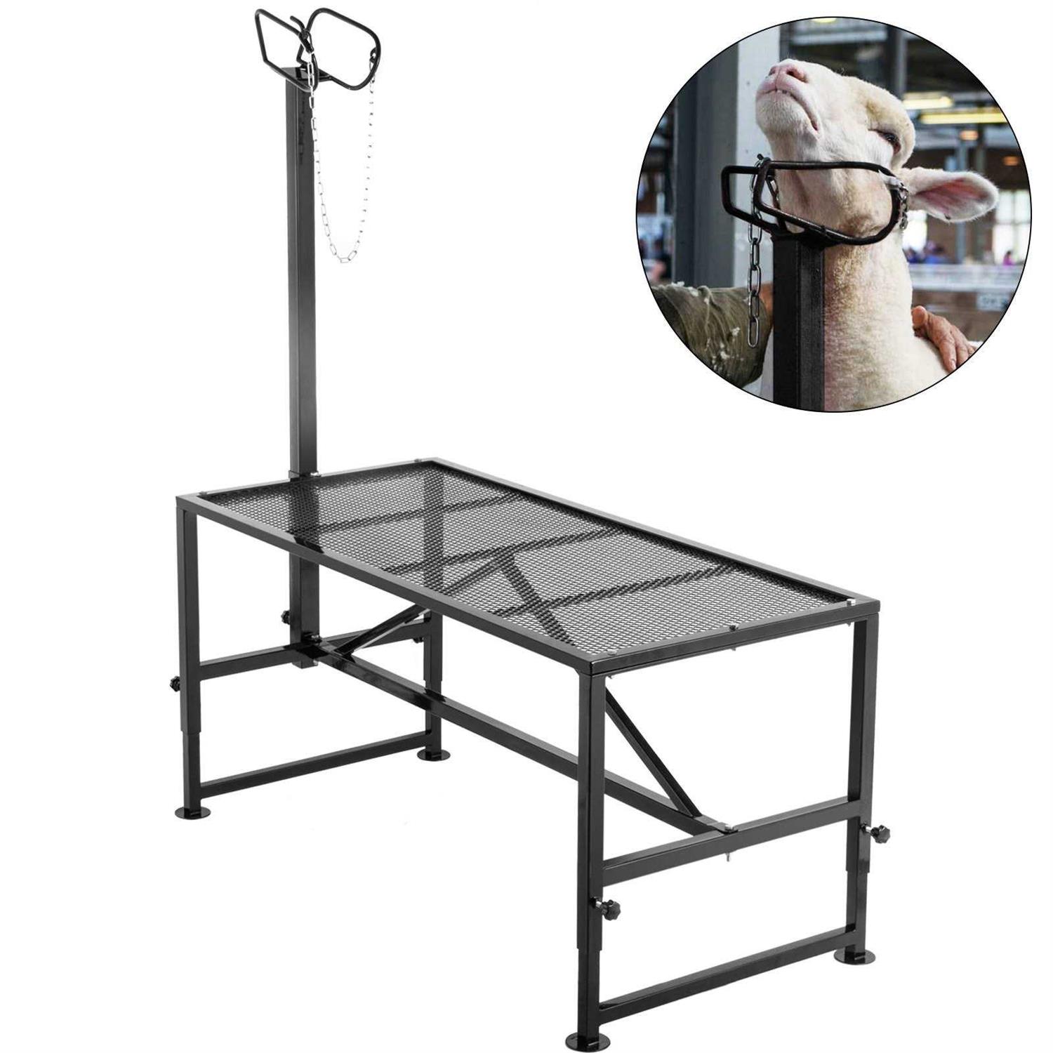 VEVOR Livestock Stand Trimming Stand 51×23 inches Livestock Trimming Stands for Goats YYZJJSCDLZ