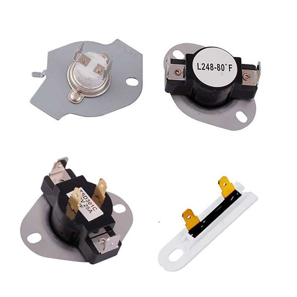 279769 Dryer Thermal Cut-Off Kit, 3387134 Dryer Thermostat and 3392519 Dryer Thermal Fuse for Whirlpool Kenmore Maytag Dryer Replaces 3977394