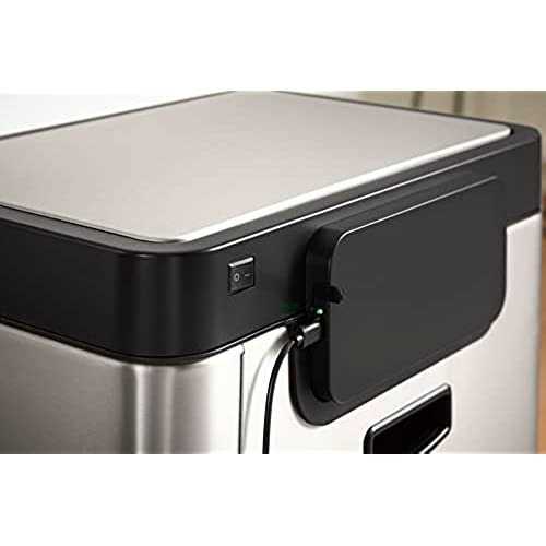 13-gallon touchless Stainless steel trash can KOHLER 23825