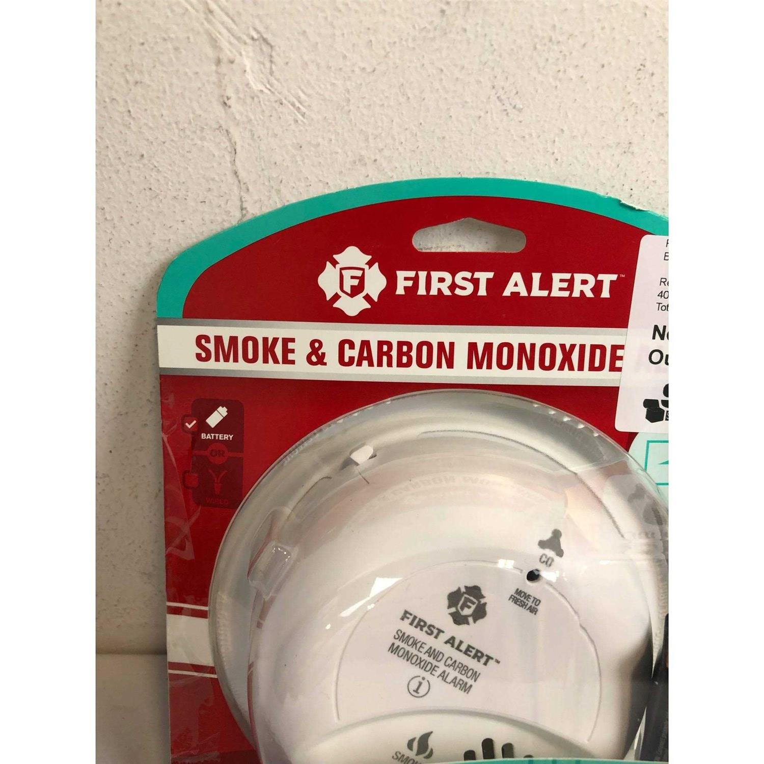 First Alert Battery-Powered Electrochemical/Ionization Smoke and Carbon Monoxide Detector