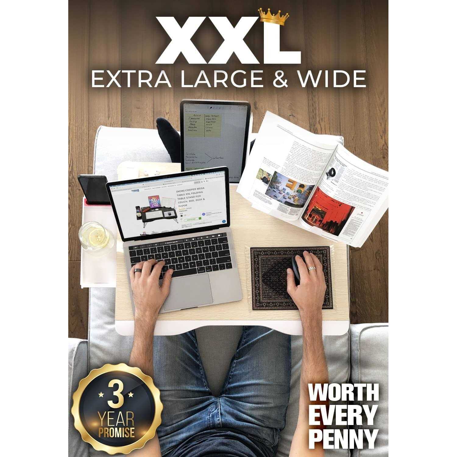 Cooper Cases Cooper Mega Table Plus XXL Extra Large Lap Desk