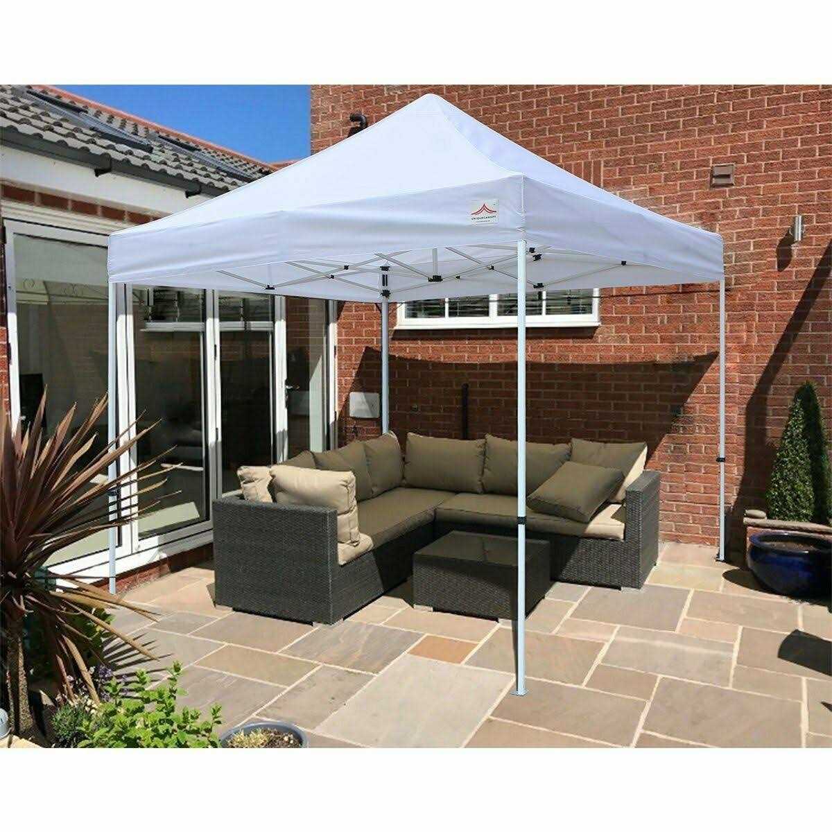 UNIQUECANOPY 10’x10′ Ez Pop Up Canopy Tent Commercial Instant Shelter with Heavy Duty Roller Bag