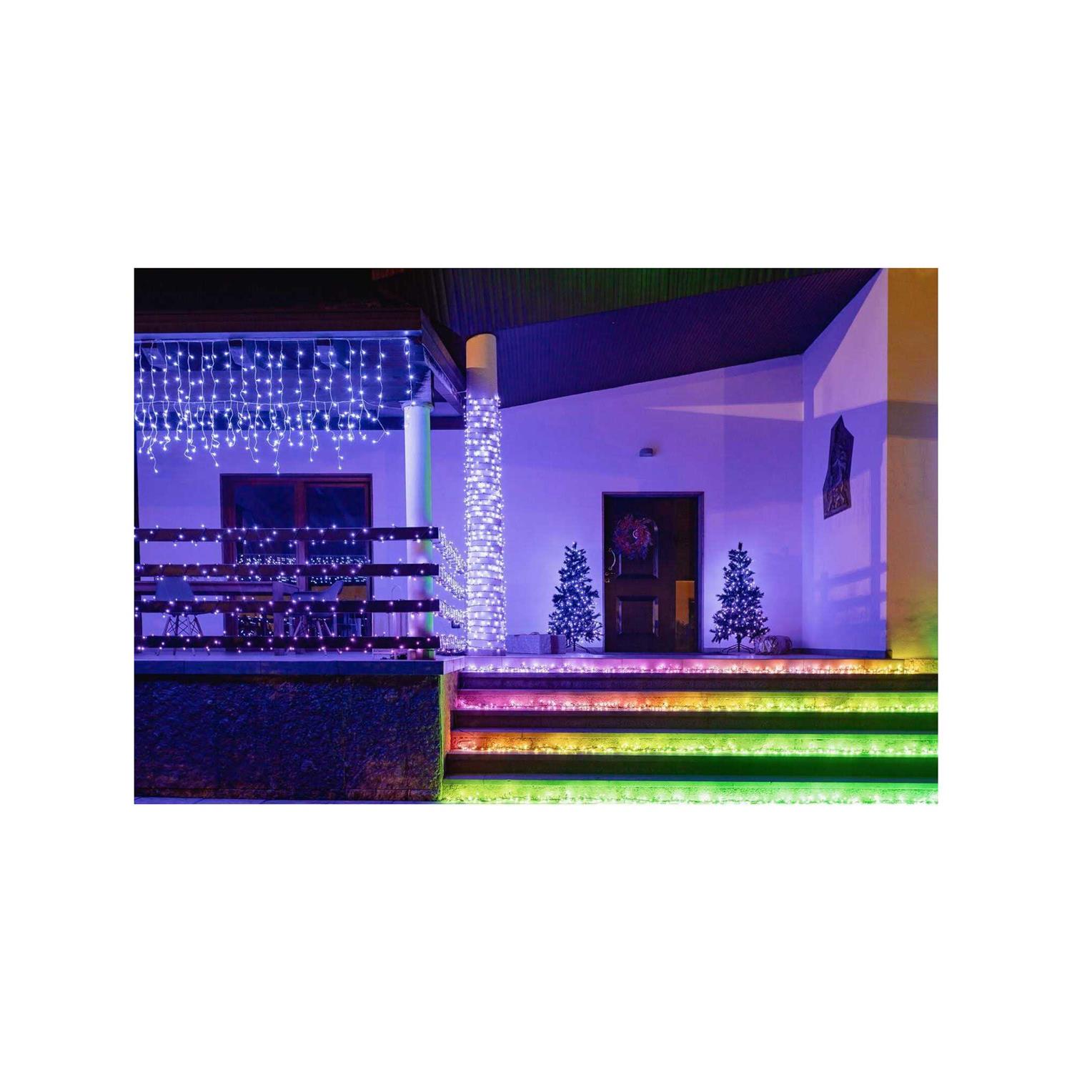 Twinkly Icicle App-Controlled Smart LED Christmas Lights 190 RGB