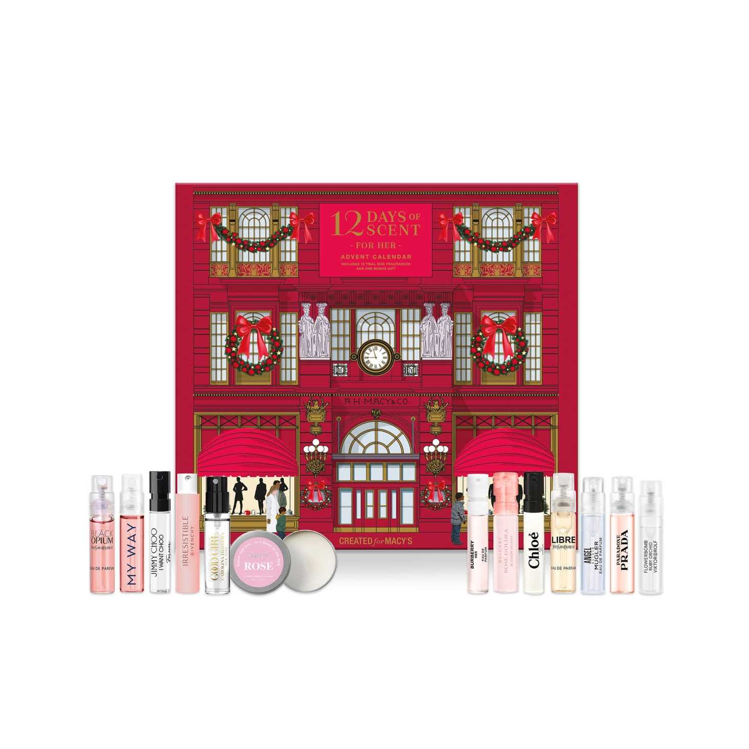 12-Pc. Macy’s Favorite Scents 12 Days of Scent for Her Advent Calendar