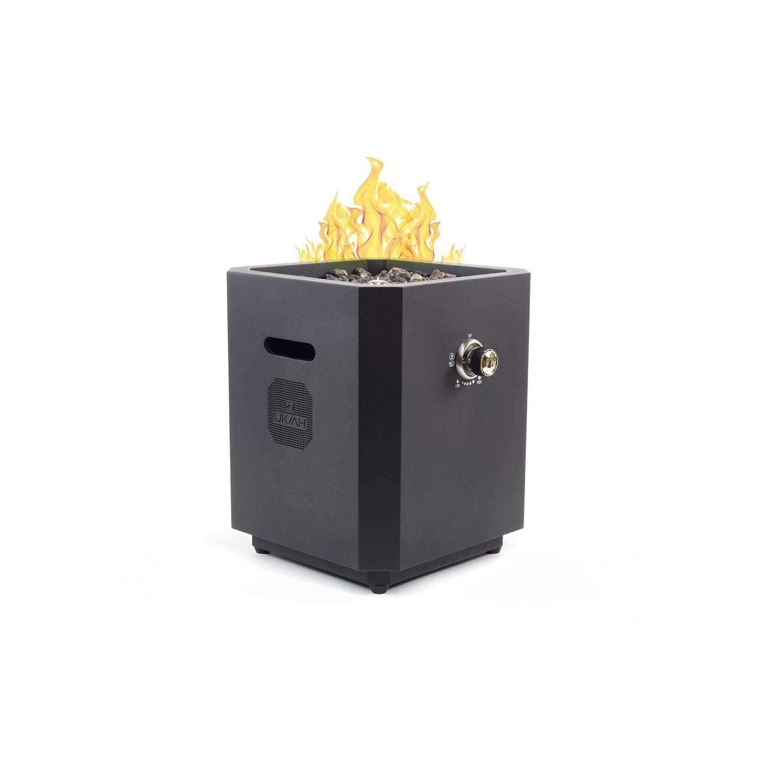 Ukiah Note Portable Audio Propane Fire Pit with Beat to Music Technology