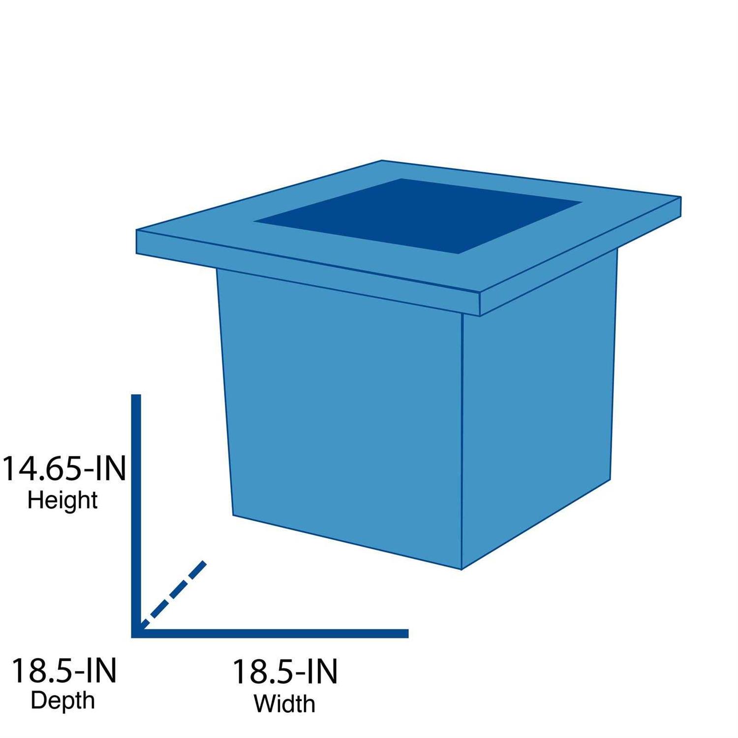 Bond Signature 18.5-in W 54000-BTU Bronze Portable Steel Propane Gas Fire Pit