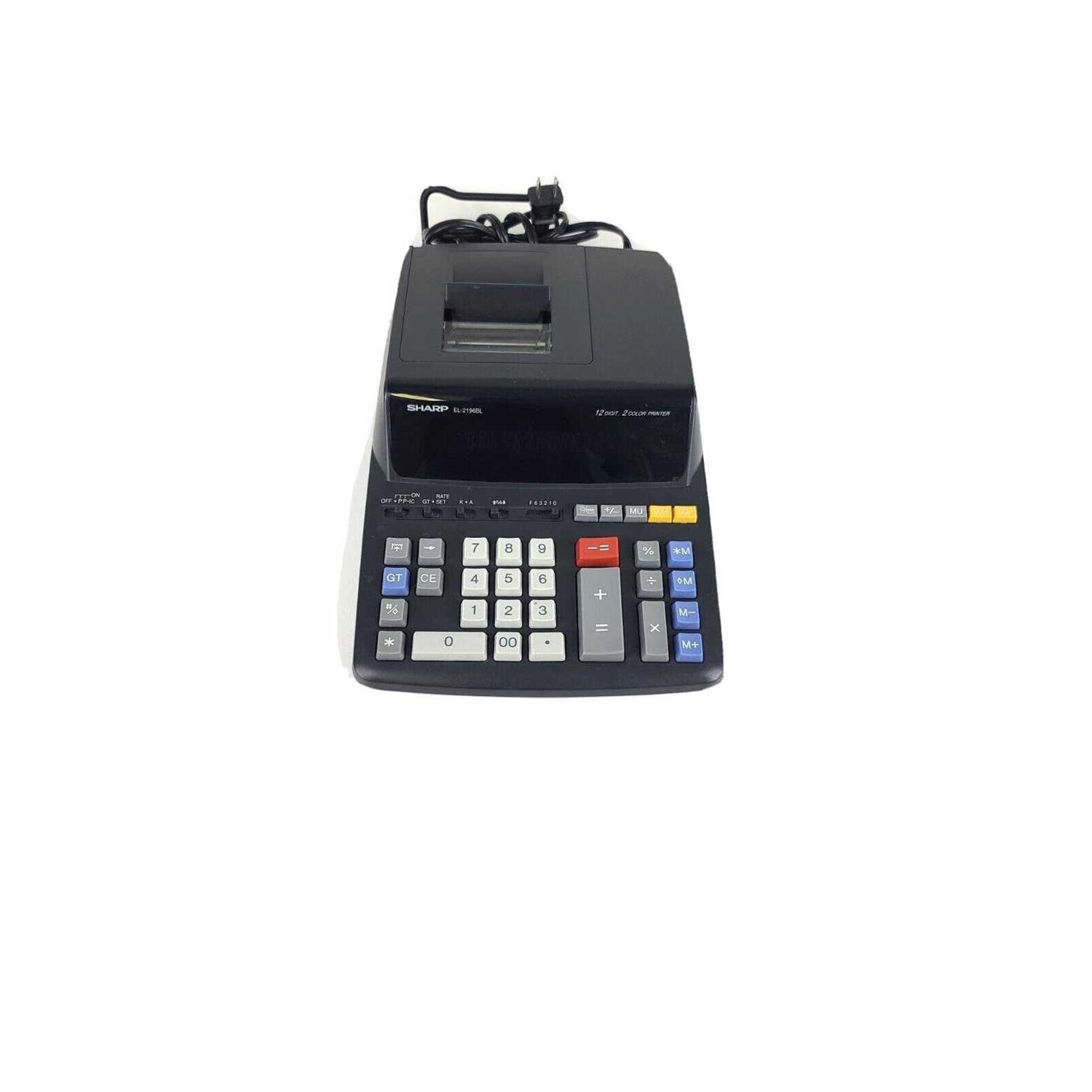 Sharp Printing Calculator EL2196BL