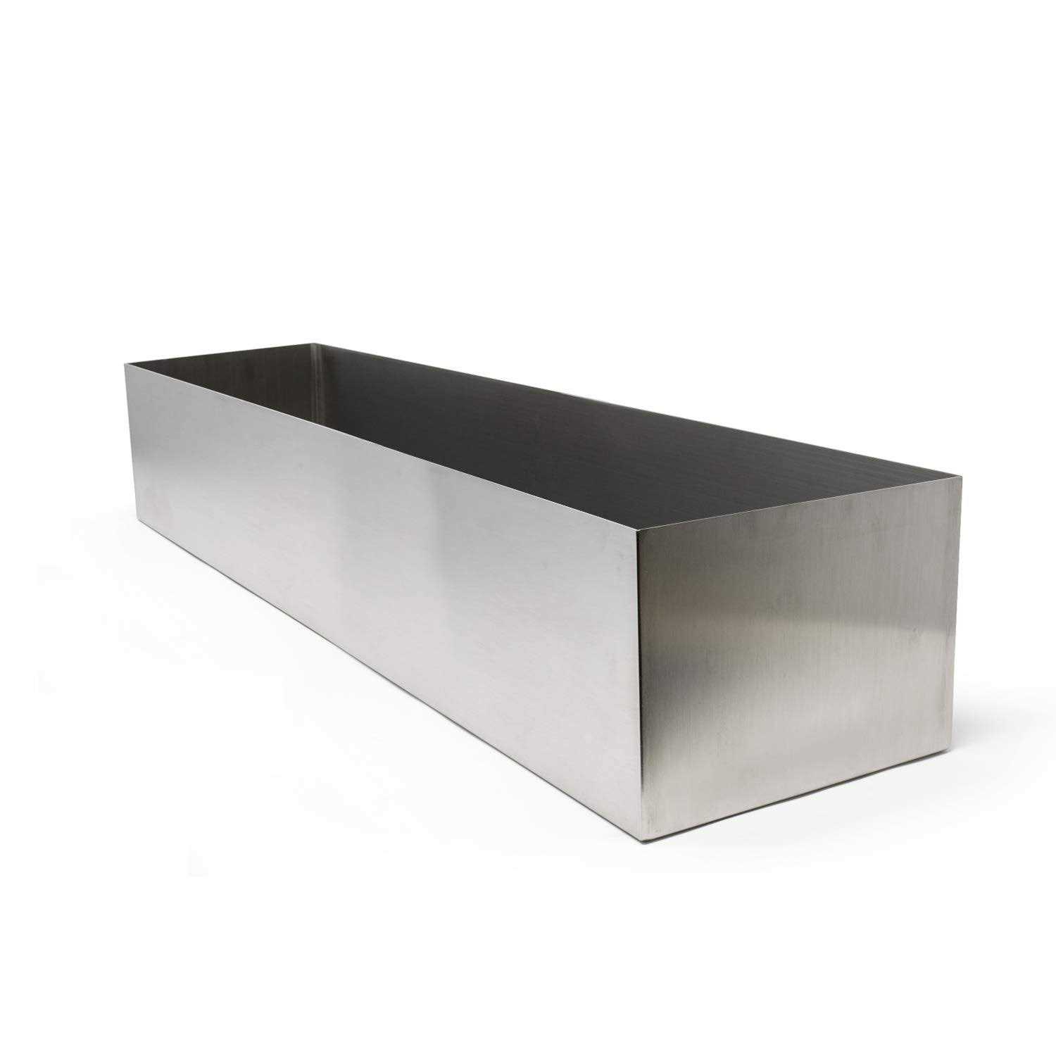 Buhbo Modern Steel Trough Rectangle Planter