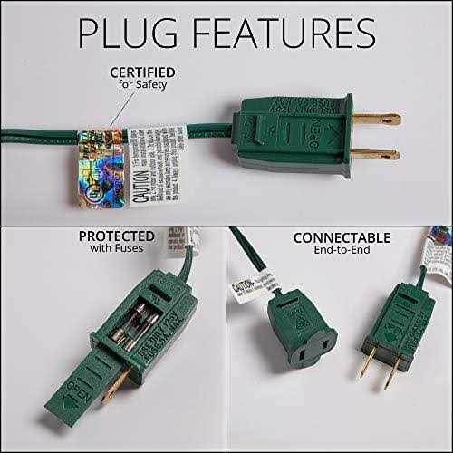 Wintergreen Lighting C9 Smooth OptiCore Commercial LED Christmas String Lights