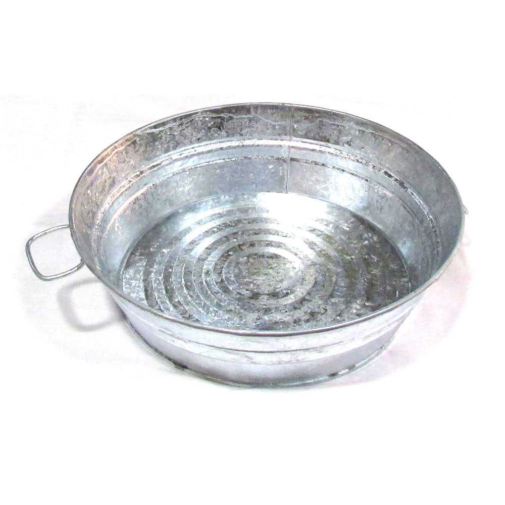 Behrens 102LFT Hot Dipped Steel Low Round Flat Tub