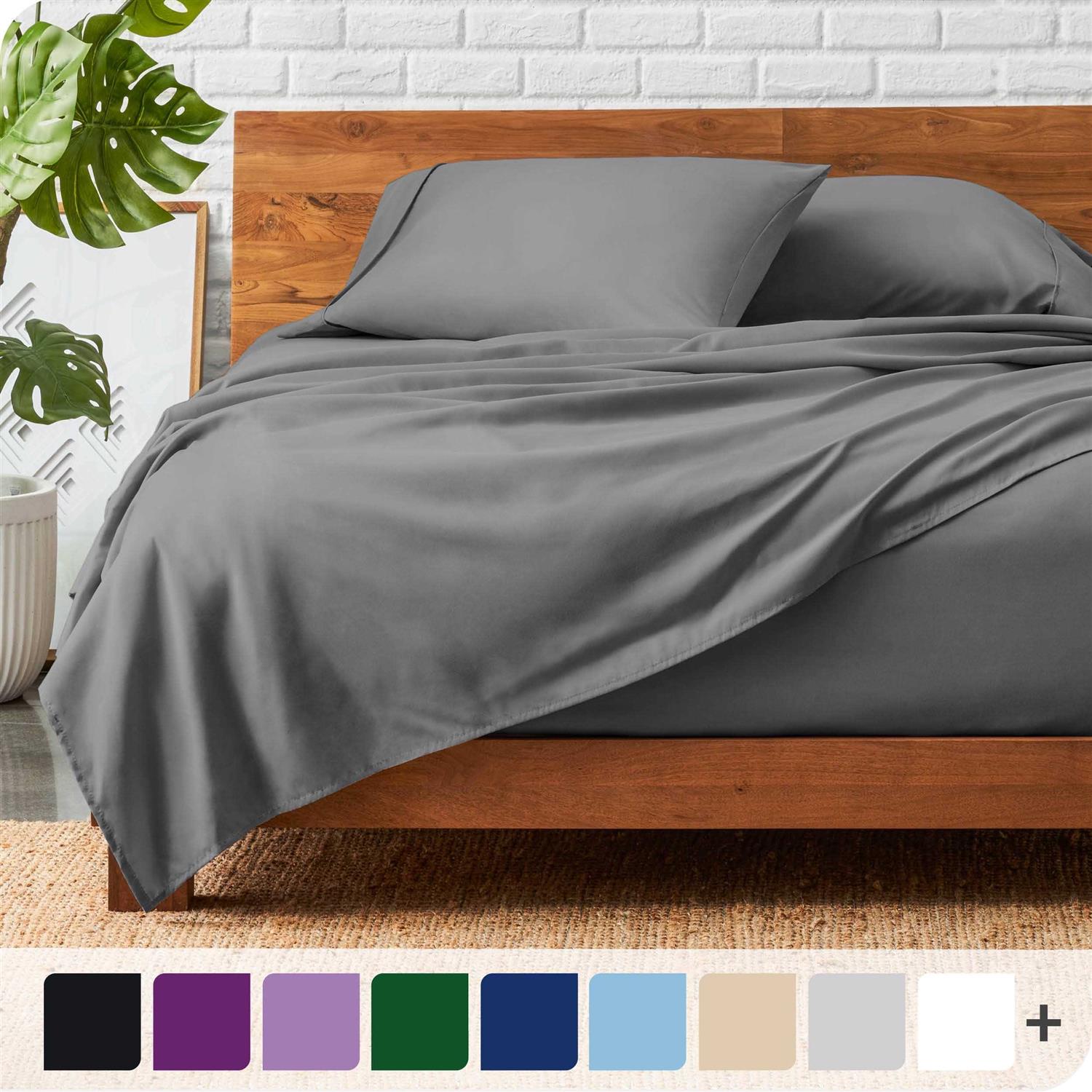 Bare Home Double Brushed Microfiber Sheet Set