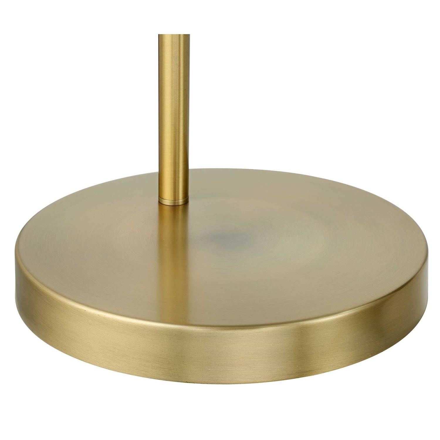 360 Lighting Modern Arc Floor Lamp 72 Tall White Linen Drum Shade for Living Room Reading House Home