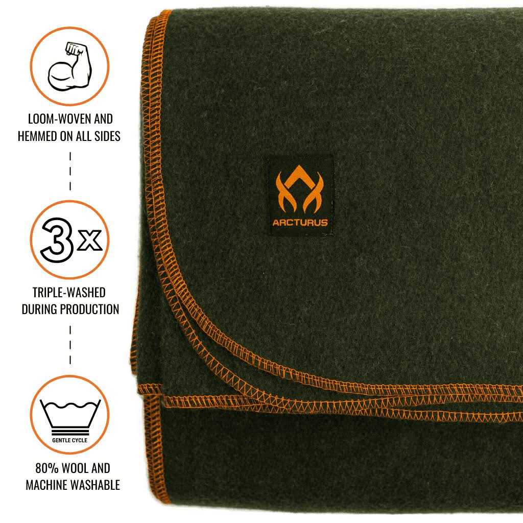 Arcturus Military Wool Blanket