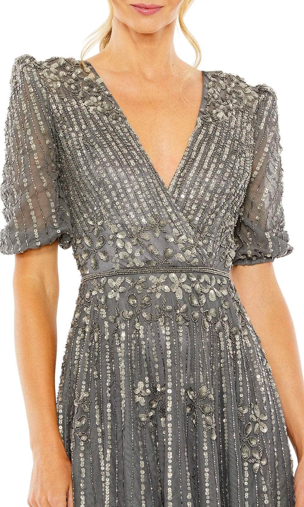 V-Neck A-Line Formal Dress