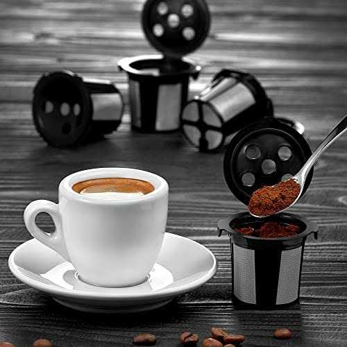 4 Reusable K Cups for Keurig K Supreme, K Supreme Plus and K Slim with Multistream Technology