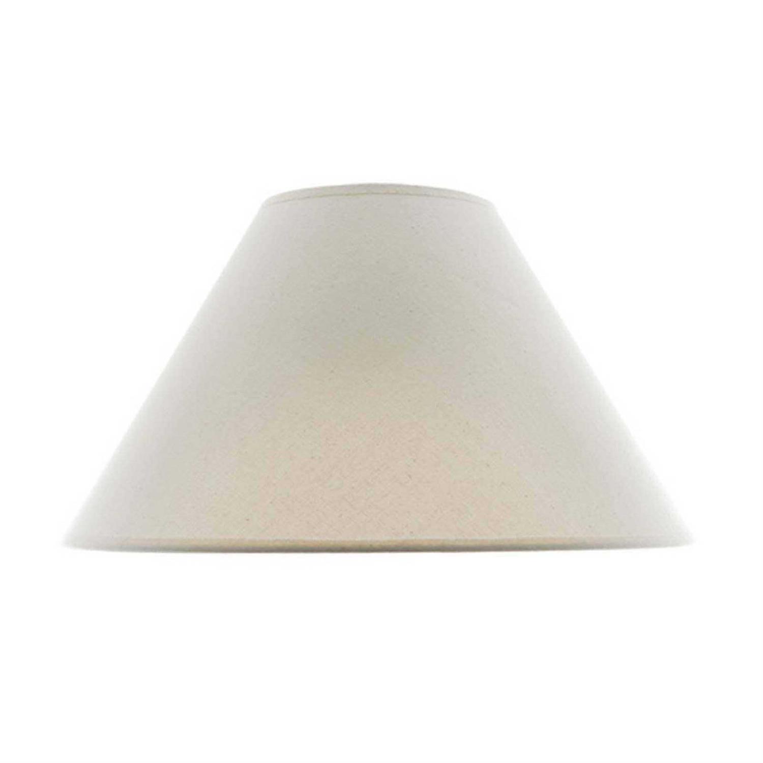 Cal Lighting Plain Linen Shade SH-2002-OW