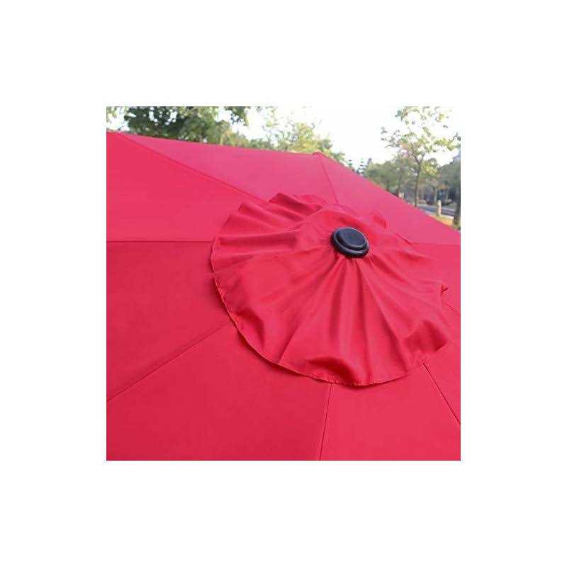 Sunnyglade Patio Umbrella Outdoor Table Umbrella with 8 Sturdy Ribs