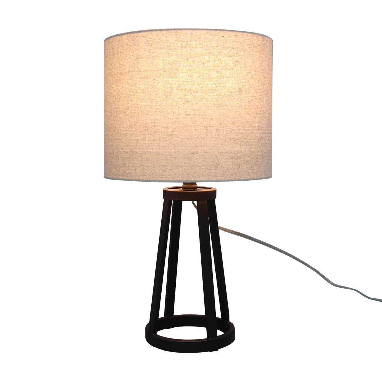 Threshold Medium Modern Industrial Assembled Table Lamp Black