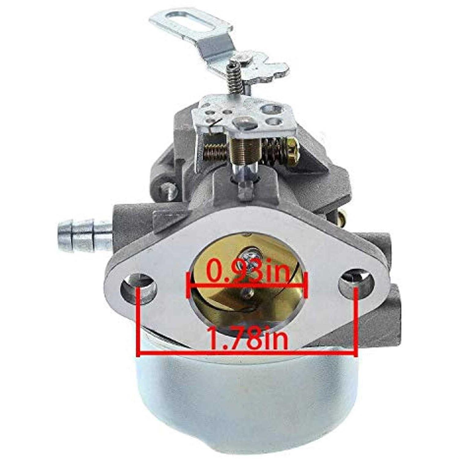 Autokay Adjustable Carburetor For Tecumseh 8hp 9hp 10hp Snowblower Re #640349 640052 640054 640058 640058a