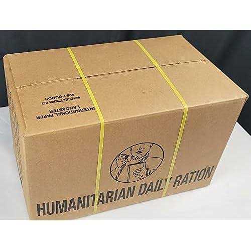 The Wornick Company MRE 1 case of HDR U.S. Military Surplus Humanitarian Meals Ready to Eat