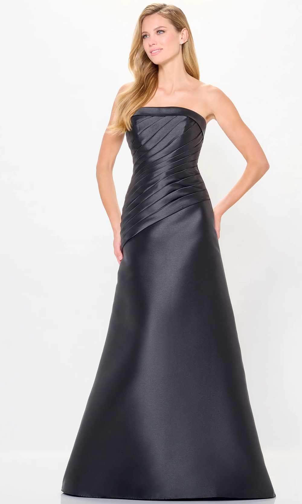 Pleated Bodice Evening Dress