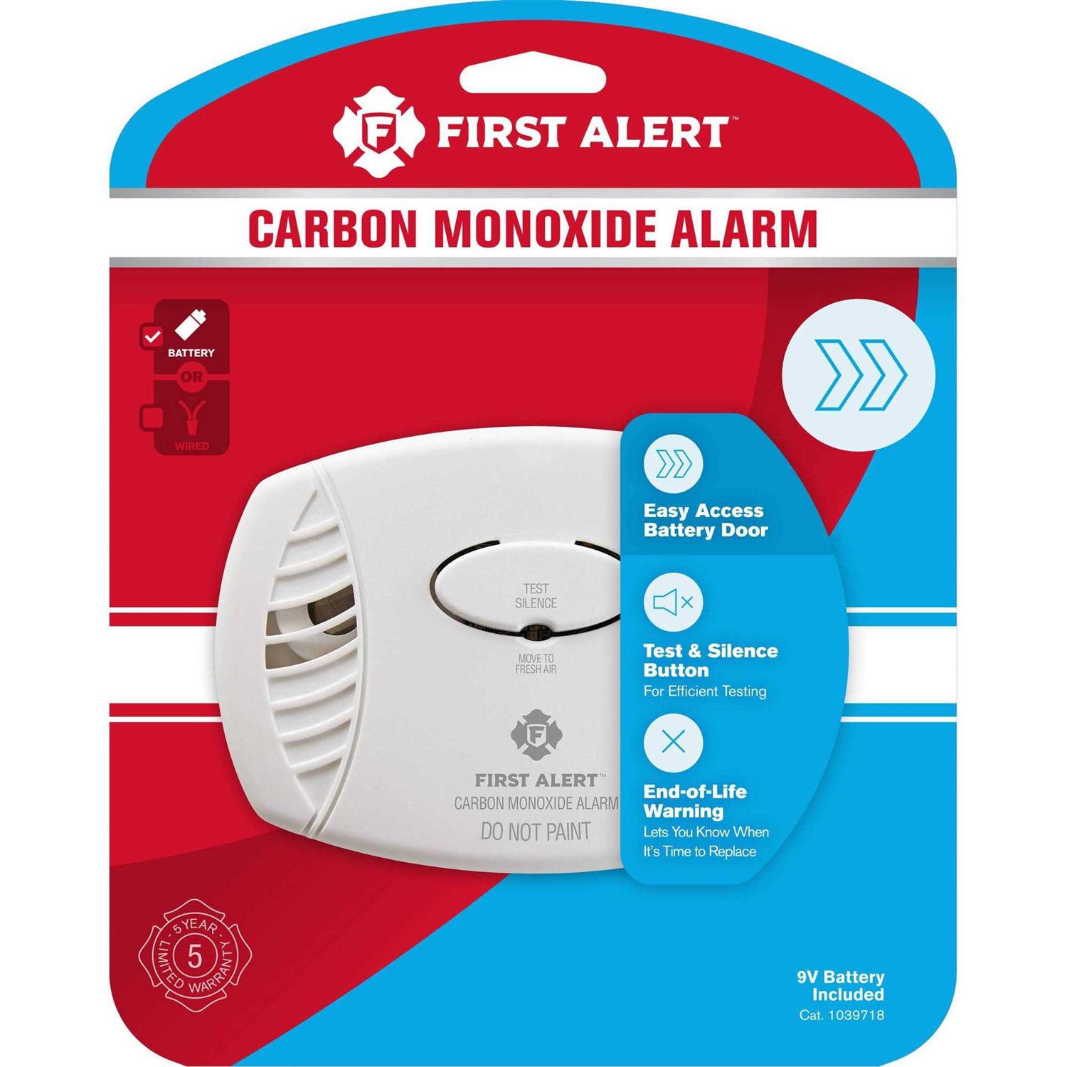 First Alert CO400 Battery Powered Carbon Monoxide Detector