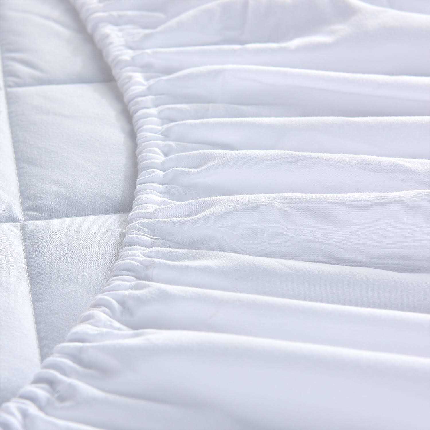 3 Layer Quilted Waterproof Mattress Pad Hypoallergenic Protector Cover