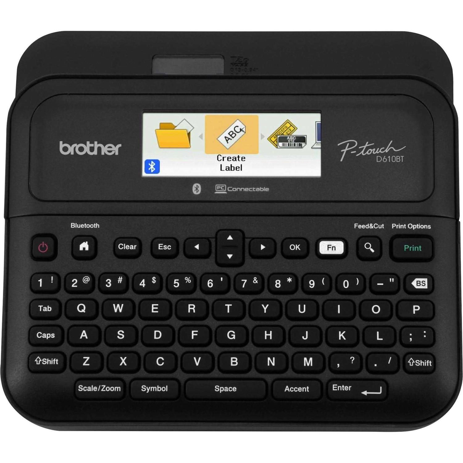 Brother PT-D610BT P-Touch Business Professional Connected Label Maker