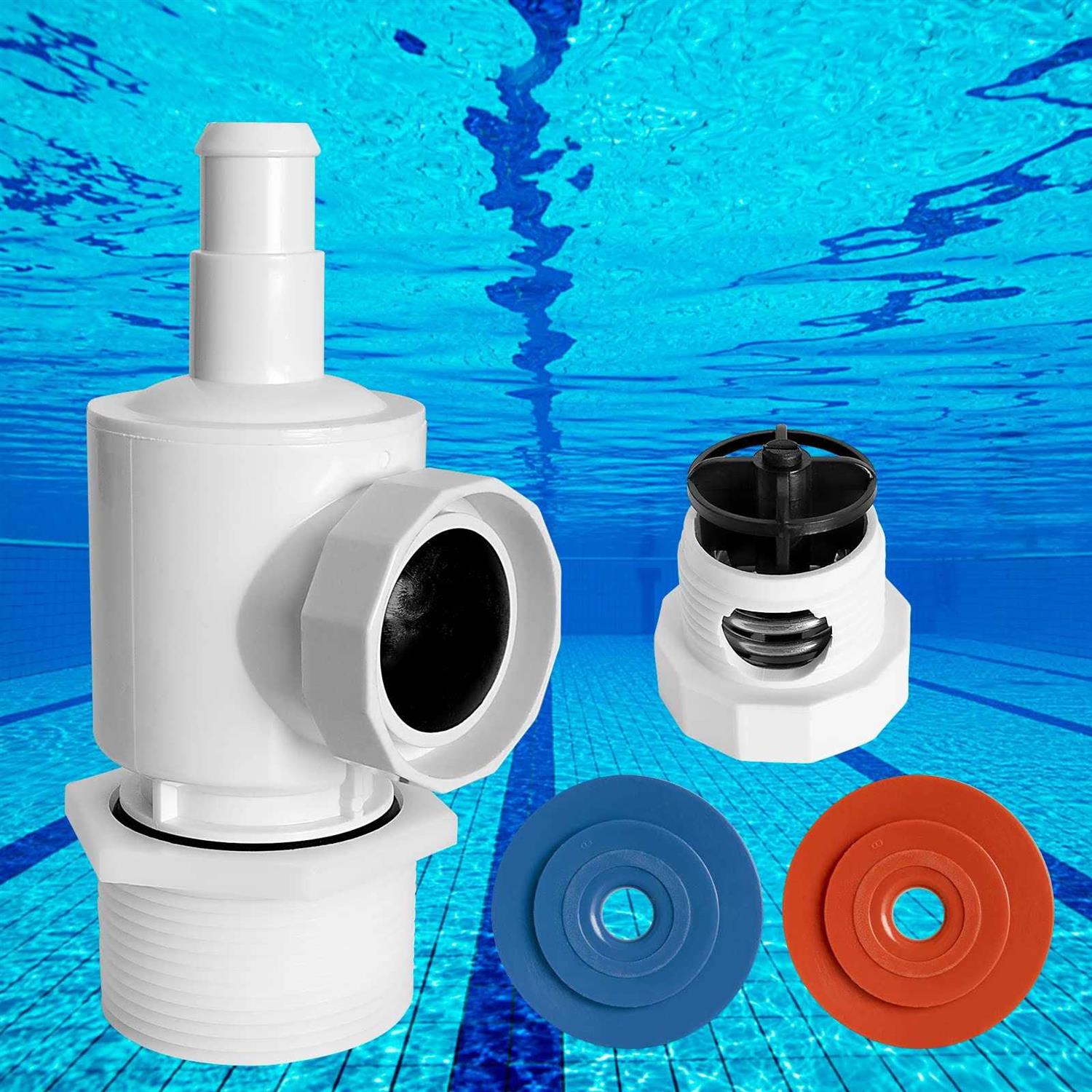 AOIT Wall Fitting Connector for Polaris Cleaner-Pressure Relief Valve Quick Connect Assembly Wall Fitting Fit with Polaris Zodiac 180 280 380 Pool Vacuum