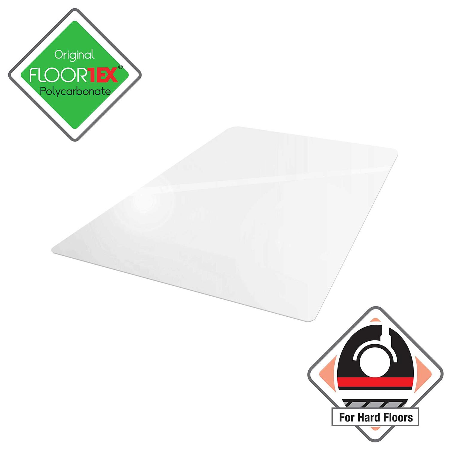 Ultimat Polycarbonate Rectangular Chair Mat for Hard Floor