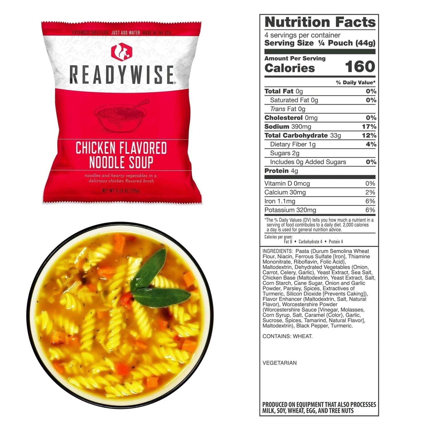 Readywise American Red Cross 60 Serving Emergency Meal Food Supply