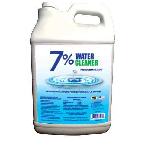 Water Cleaner 7% Peroxide 5 Gallon Case With 2 Gallon Jugs