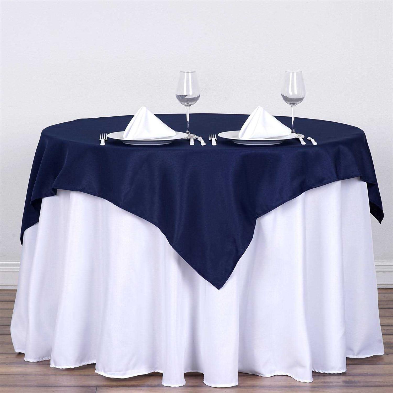 Balsacircle 6 Pcs Rectangle Polyester Tablecloths Table Cover Linens for Wedding Party Events Kitchen Dining