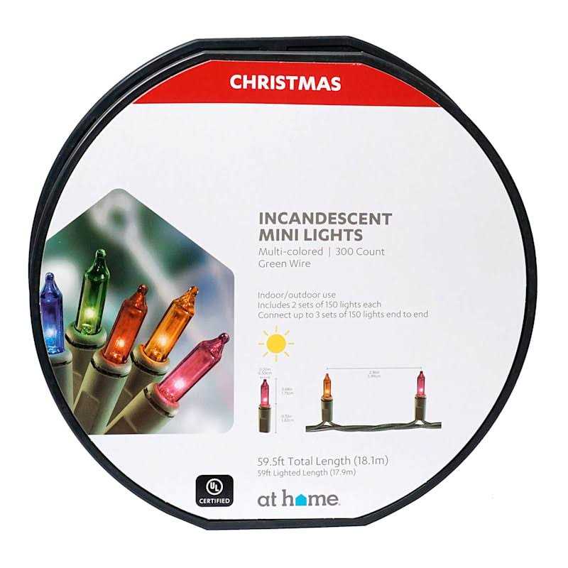 At Home 300-Count Mini String Light Reel