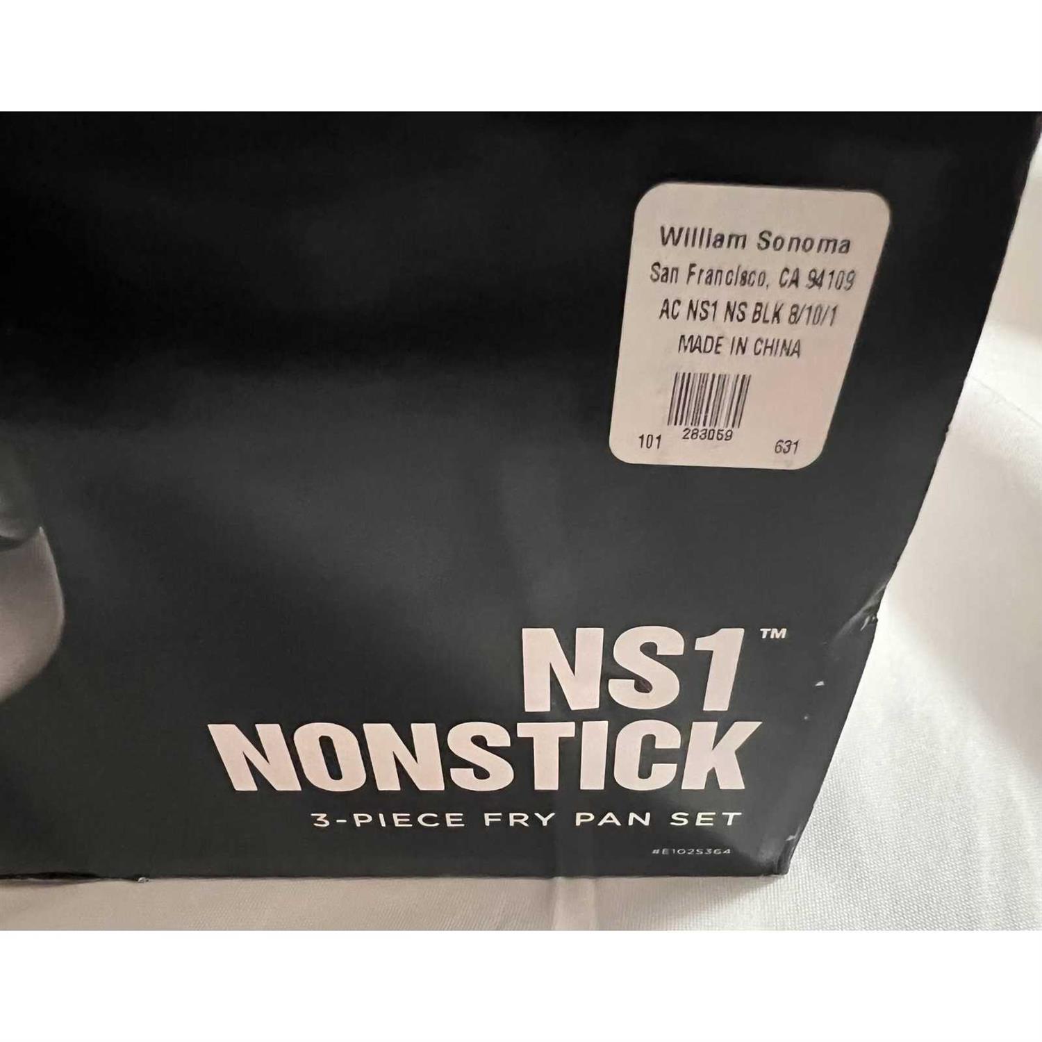 All-Clad NS1 Nonstick Induction 3-Piece Set, 8, 10 and 12 Fry Pans