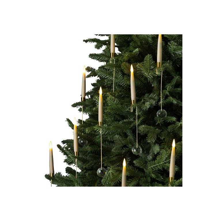 Balsam Hill Crystal Drop LED Christmas Tree Lights in Cream