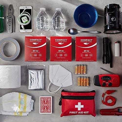 Compact Provisions BP-5s Emergency Food Supply Non-Perishable Survival Rations for Disaster Preparedness & Disaster Kits
