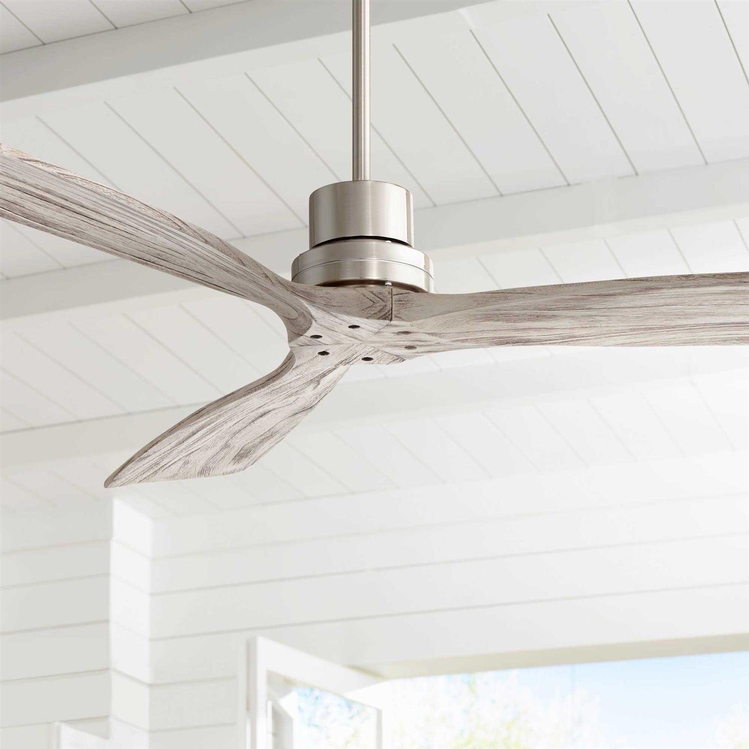 52 inch Casa Vieja Delta-Wing Modern Indoor Outdoor Ceiling Fan with LED Light Remote Control Matte