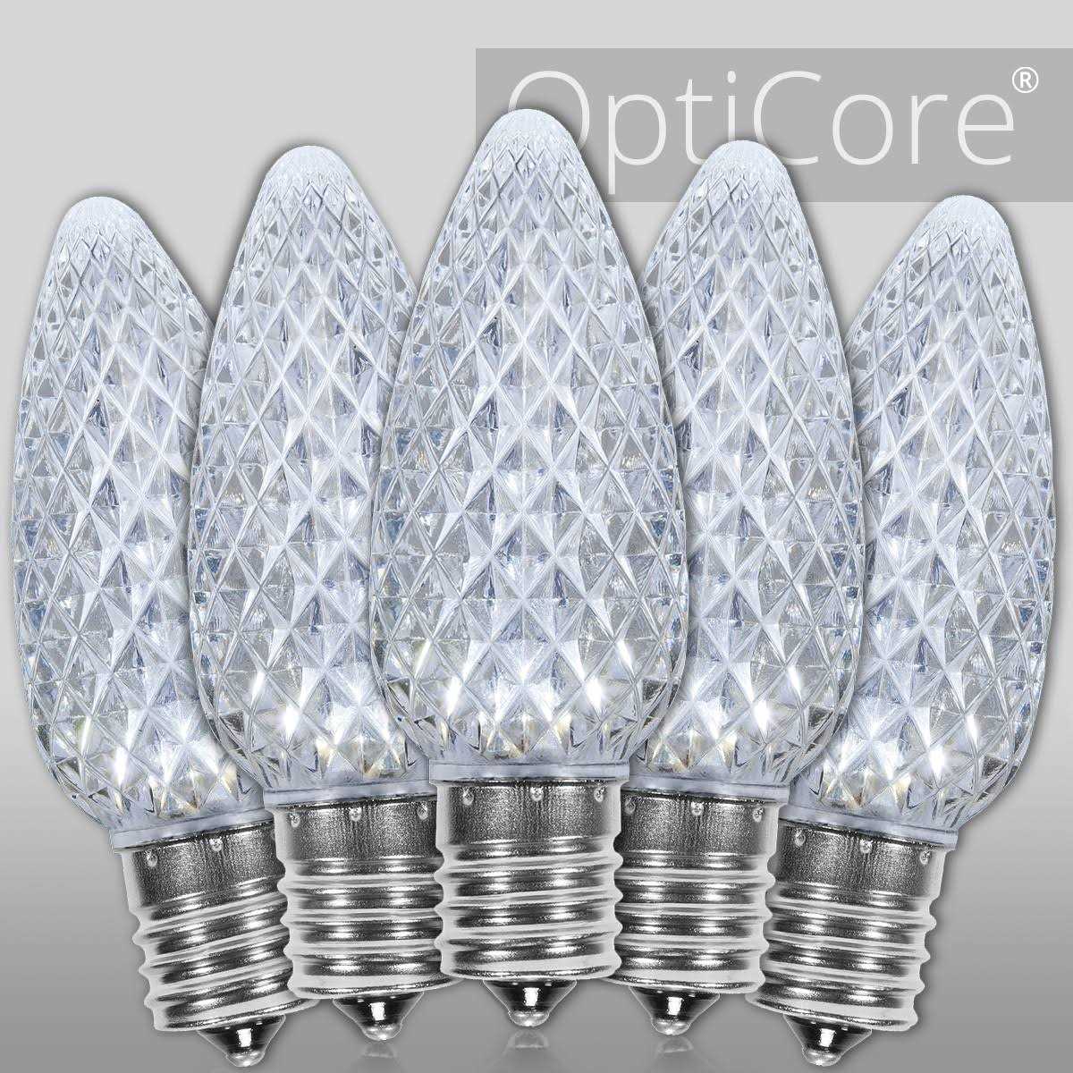 Wintergreen Lighting C9 OptiCore LED Light Bulbs