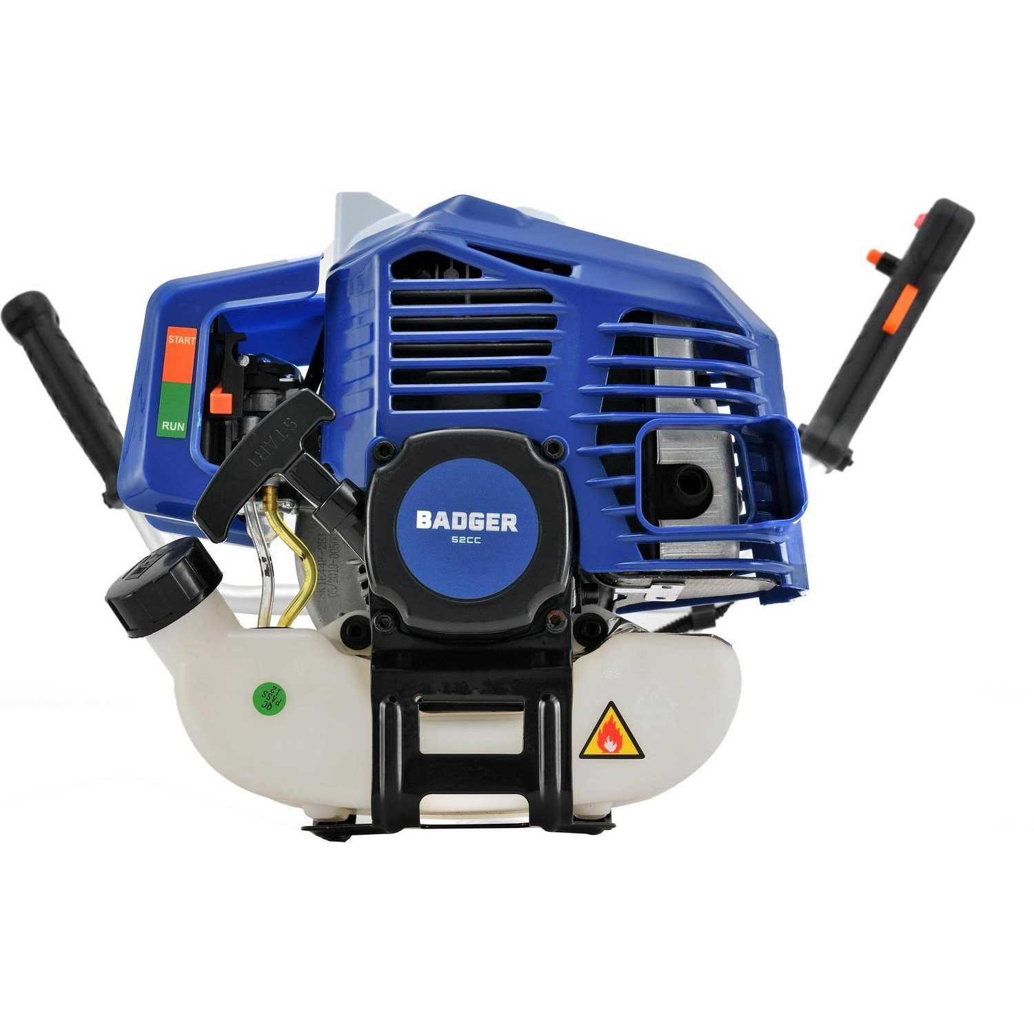 Wild Badger Power 52cc Gas 2 Cycle 2-in-1 Brush Cutter and String Trimmer