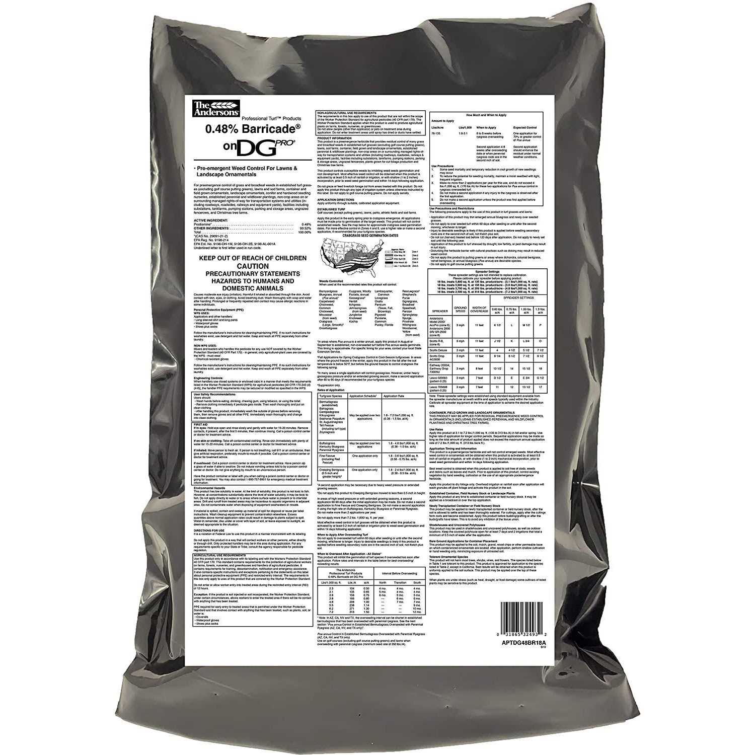 Andersons 0.48 Barricade Herbicide