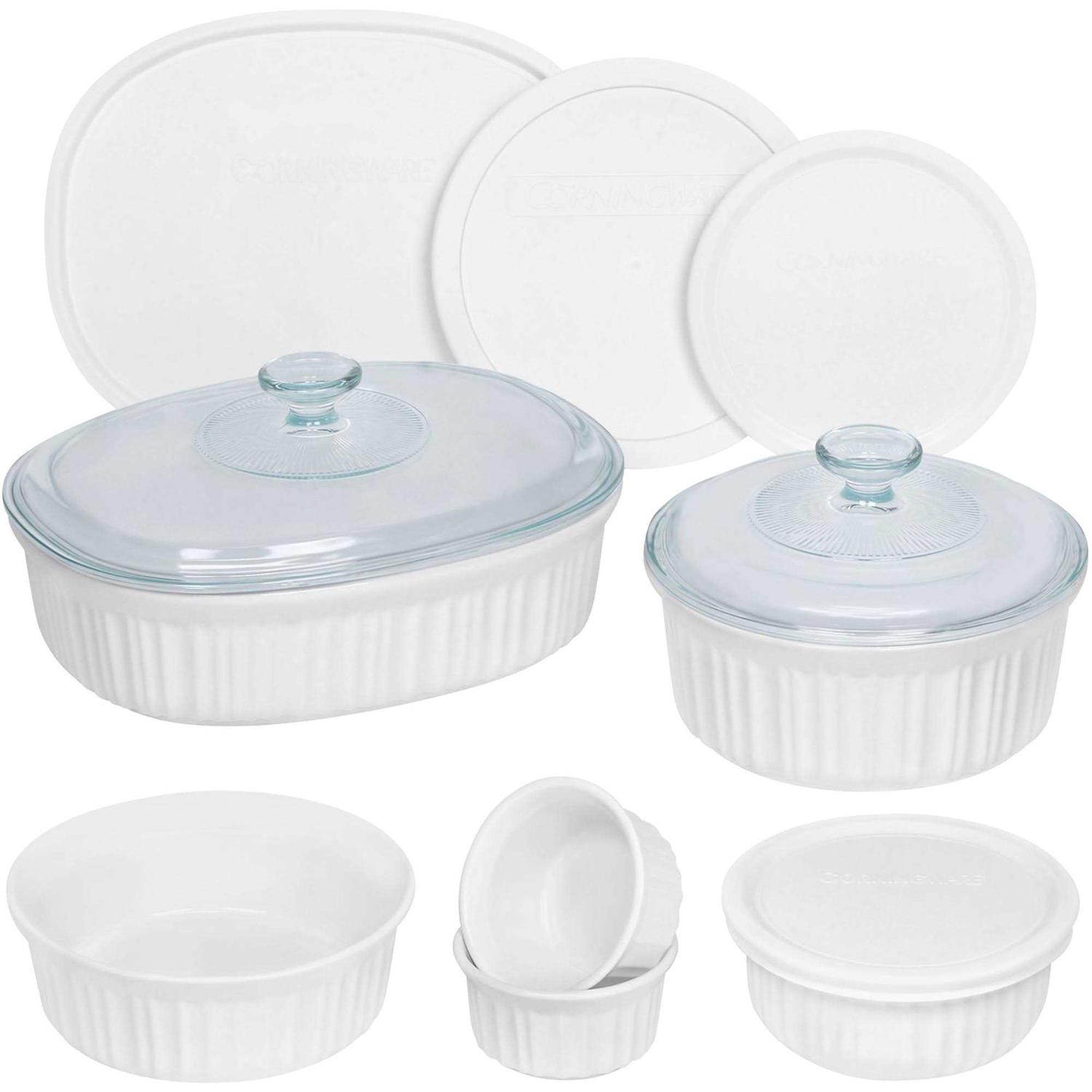 Corningware 12 Piece Bakeware Set White