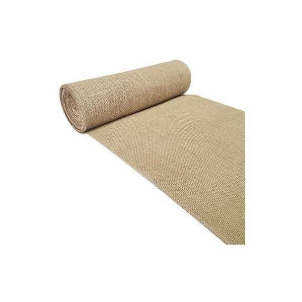 Wellco Gardening Burlap Roll Natural Burlap Fabric for Weed Barrier