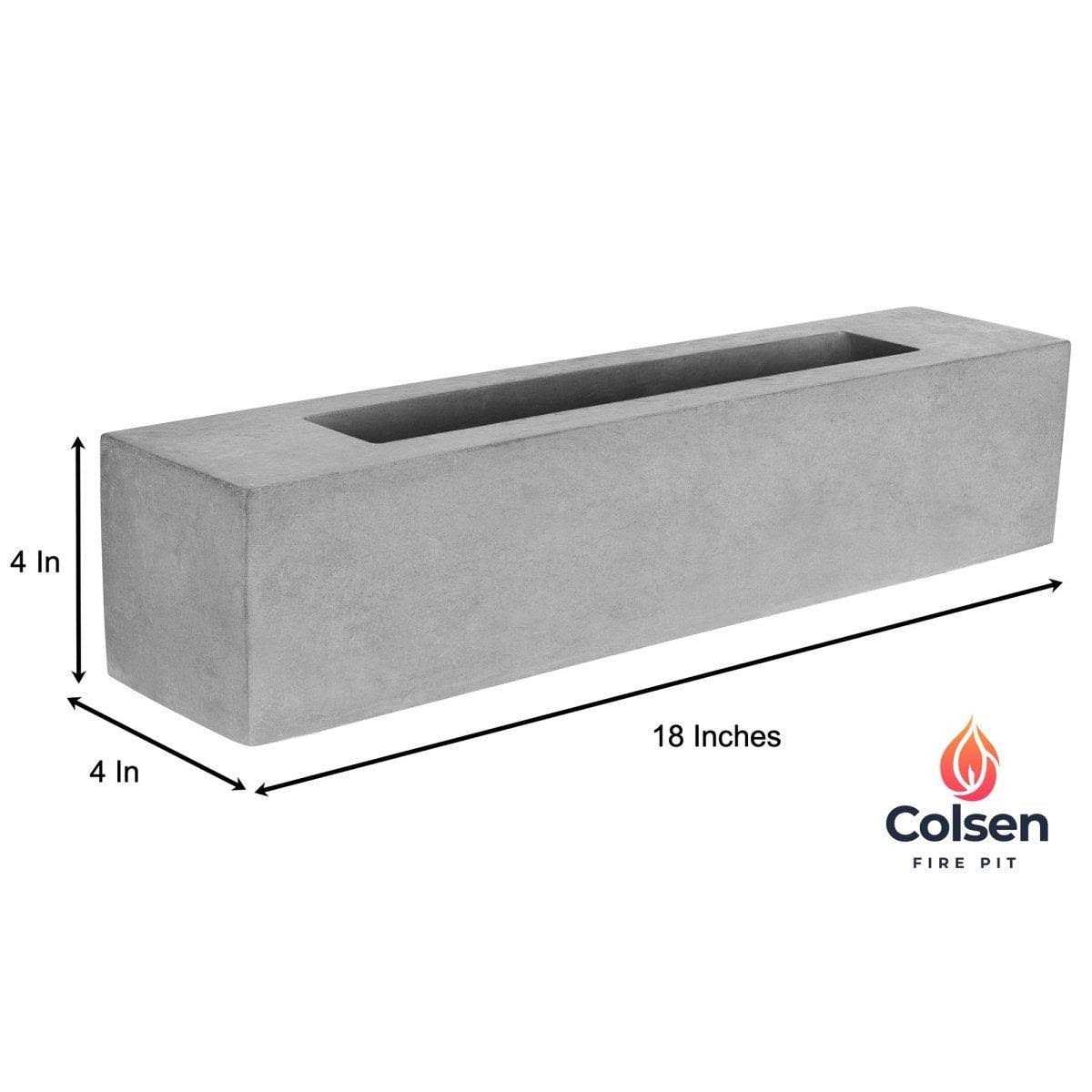 colsen Rectangular Indoor / Outdoor Tabletop Fire Pit